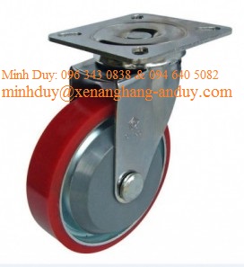 Bánh xe đẩy PU lõi thép cây búa TSM021